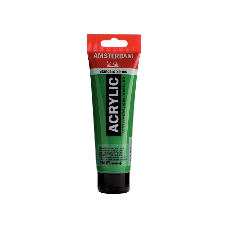 ΑΚΡΥΛΙΚΑ TALENS AMSTERDAΜ 120ml 618 PERMANENT GREEN LIGHT