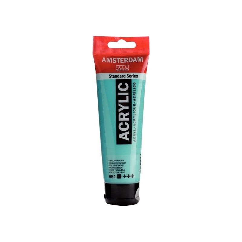 ΑΚΡΥΛΙΚΑ TALENS AMSTERDAΜ 120ml 661 TURQUOISE GREEN