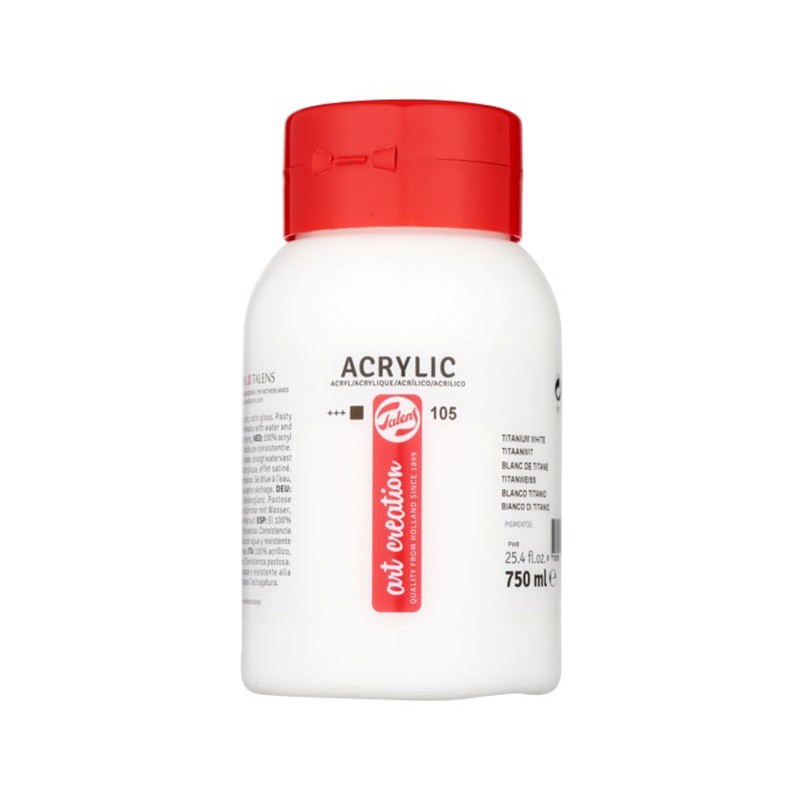 ΑΚΡΥΛΙΚΑ TALENS ARTCREATION 750ml 105 TITANIUM WHITE