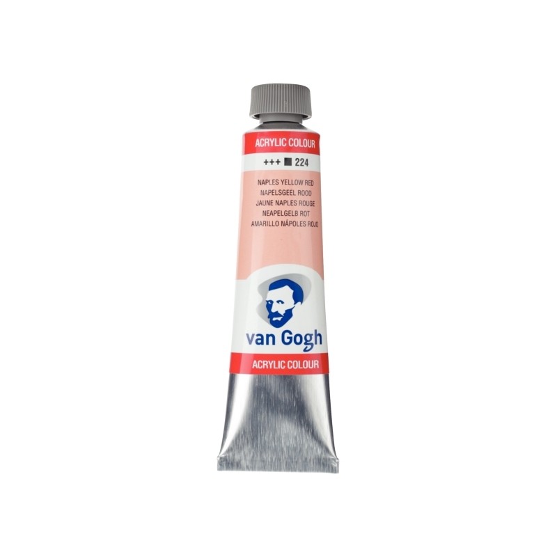 ΑΚΡΥΛΙΚΑ TALENS VAN GOGH  40ml 224 NAPLES YELLOW RED