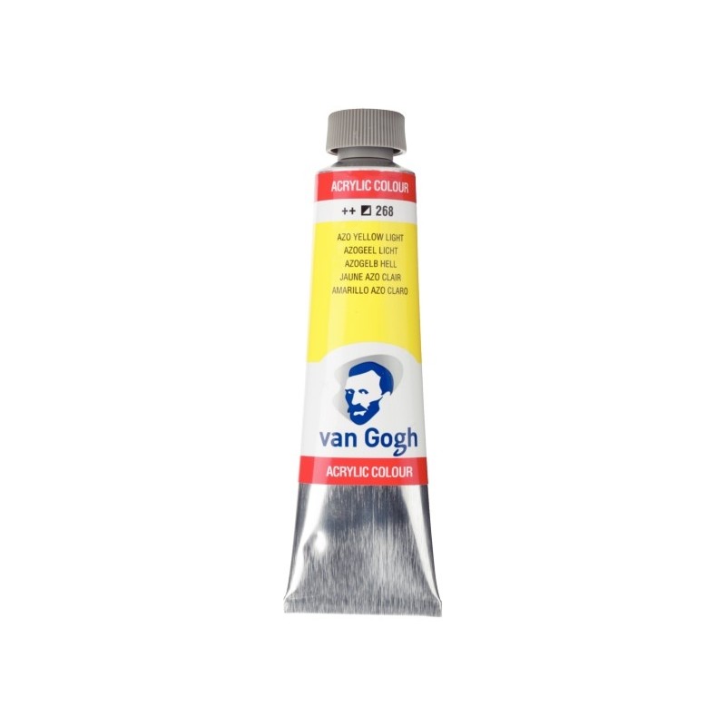 ΑΚΡΥΛΙΚΑ TALENS VAN GOGH  40ml 268 AZO YELLOW LIGHT