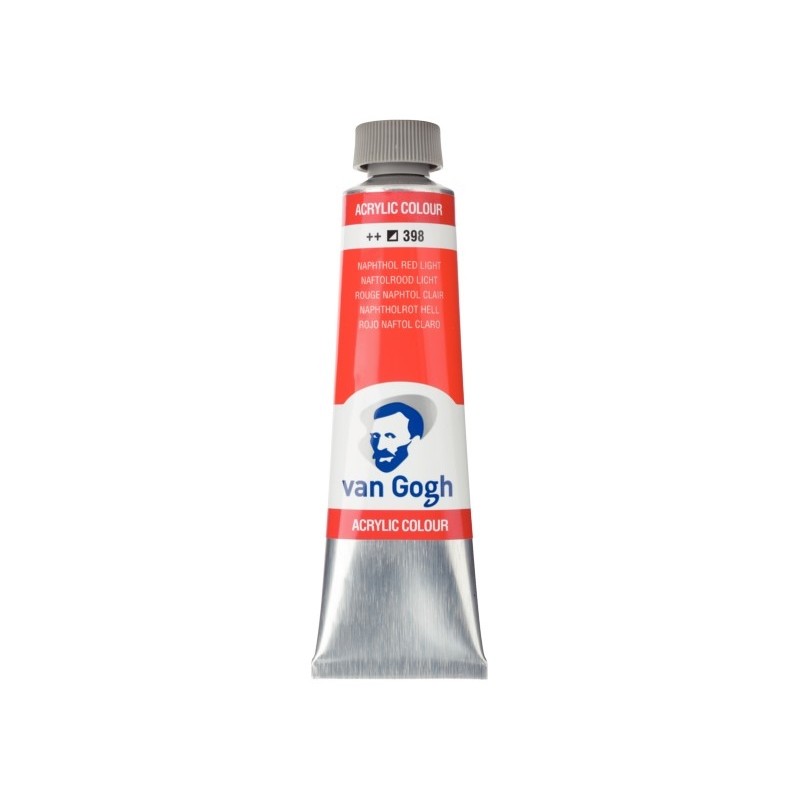 ΑΚΡΥΛΙΚΑ TALENS VAN GOGH  40ml 398 NAPHTHOL RED LIGHT