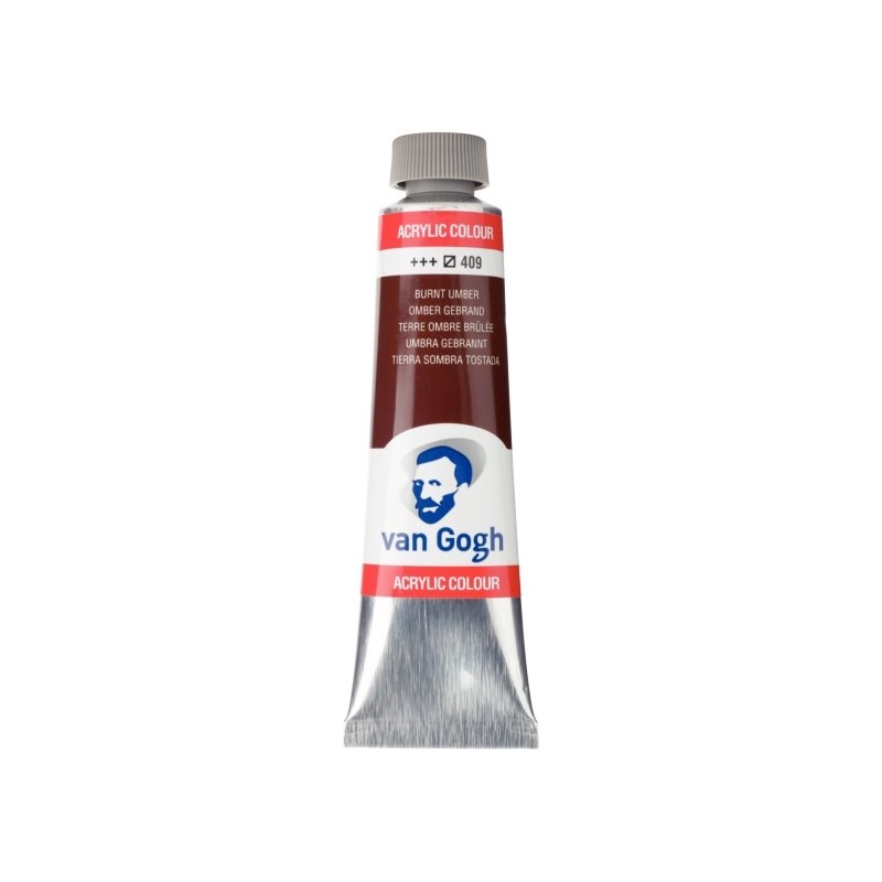 ΑΚΡΥΛΙΚΑ TALENS VAN GOGH  40ml 409 BURNT UMBER