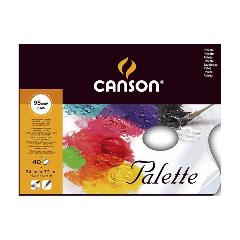 ΠΑΛΕΤΕΣ CANSON ΧΑΡΤΙΝΕΣ 24Χ32 (95gr-40φυλλα)