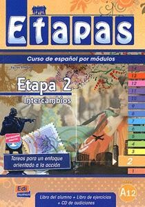 ETAPAS 2 LIBRO DEL ALUMNO + CUADERNO DE EJERCICIOS + CD