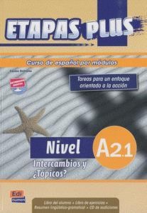 ETAPAS PLUS A2.1 LIBRO DEL ALUMNO + CUADERNO DE EJERCICIOS + CD