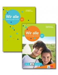 WIR ALLE A1 UBUNGSBUCH (+ ONLINE AUDIO + KLETT -BOOK APP) UND TRAININGSHEFT (SET)
