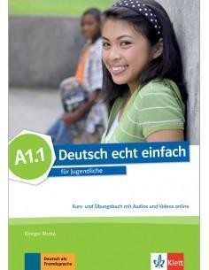 DEUTSCH ECHT EINFACH A1.1 KURSBUCH & UBUNGSBUCH (+AUDIOS+VIDEOS)