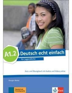 DEUTSCH ECHT EINFACH A1.2 KURSBUCH & UBUNGSBUCH (+AUDIOS+VIDEOS)