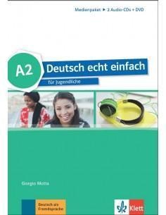 DEUTSCH ECHT EINFACH A2 MEDIENPAKET (+ 2 AUDIO CDs +1 DVD)