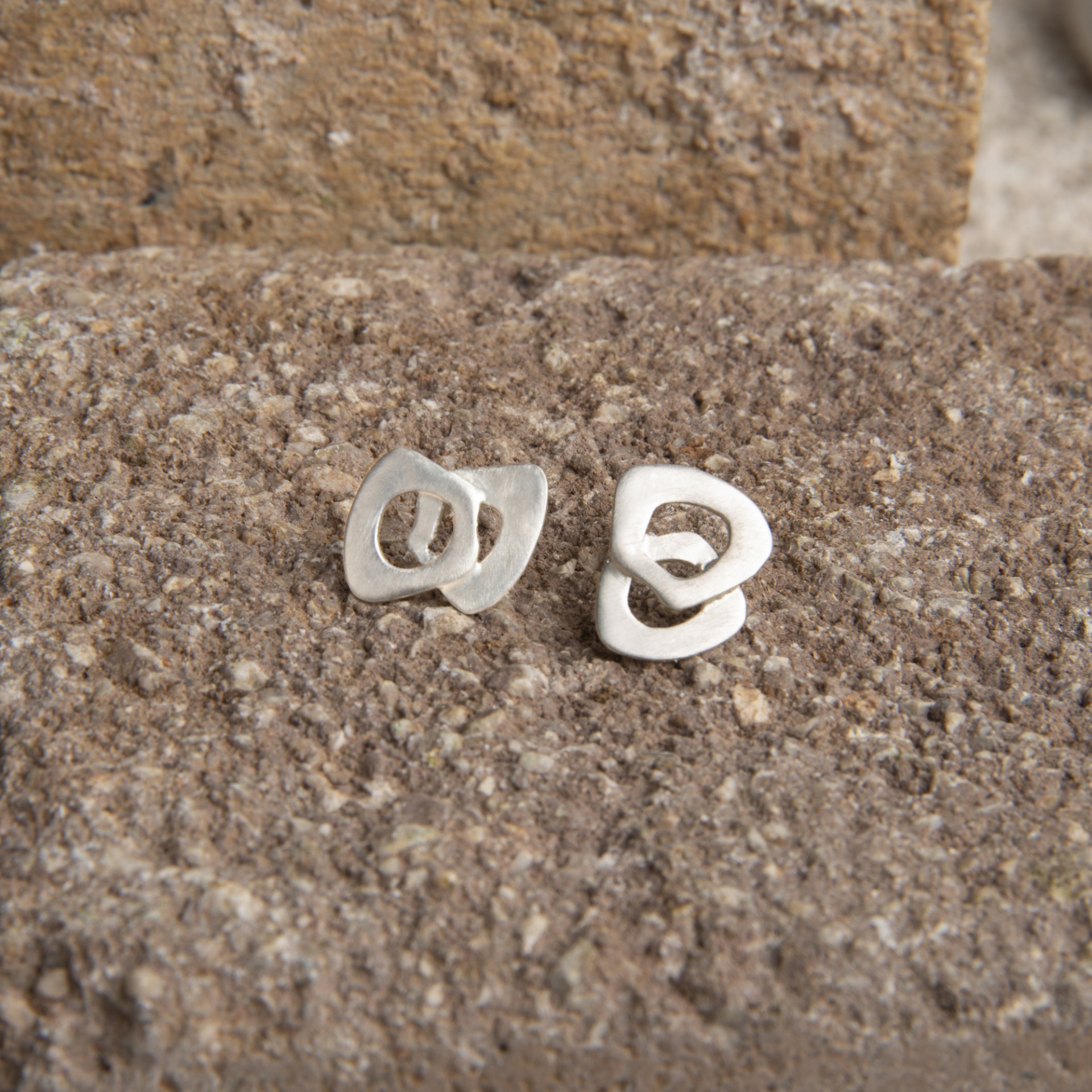 Βow Earrings - The Carefree Youth || Stud Earrings - Silver Plated