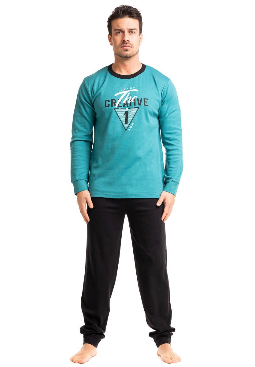 Πιτζάμα ανδρική βαμβακερή Nina Club Creative