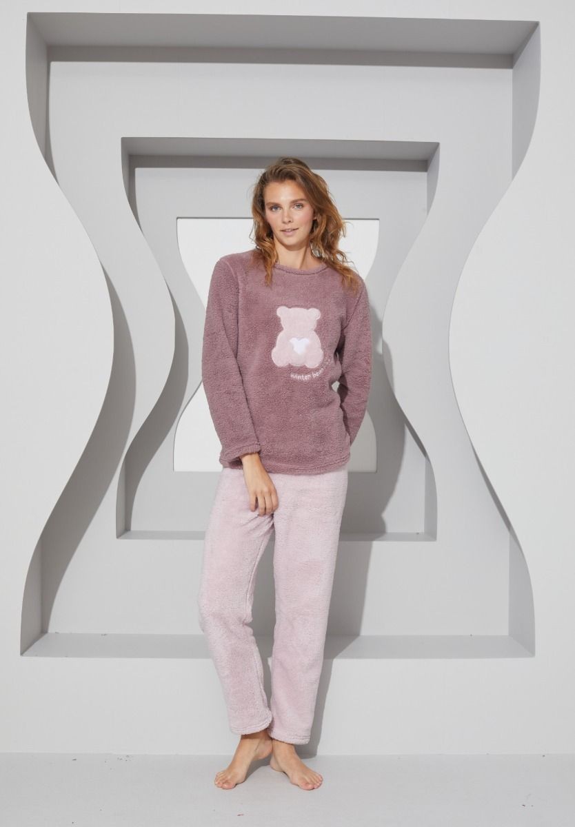 Πιτζάμα γυναικεία Fleece Teddy Bear Sexen