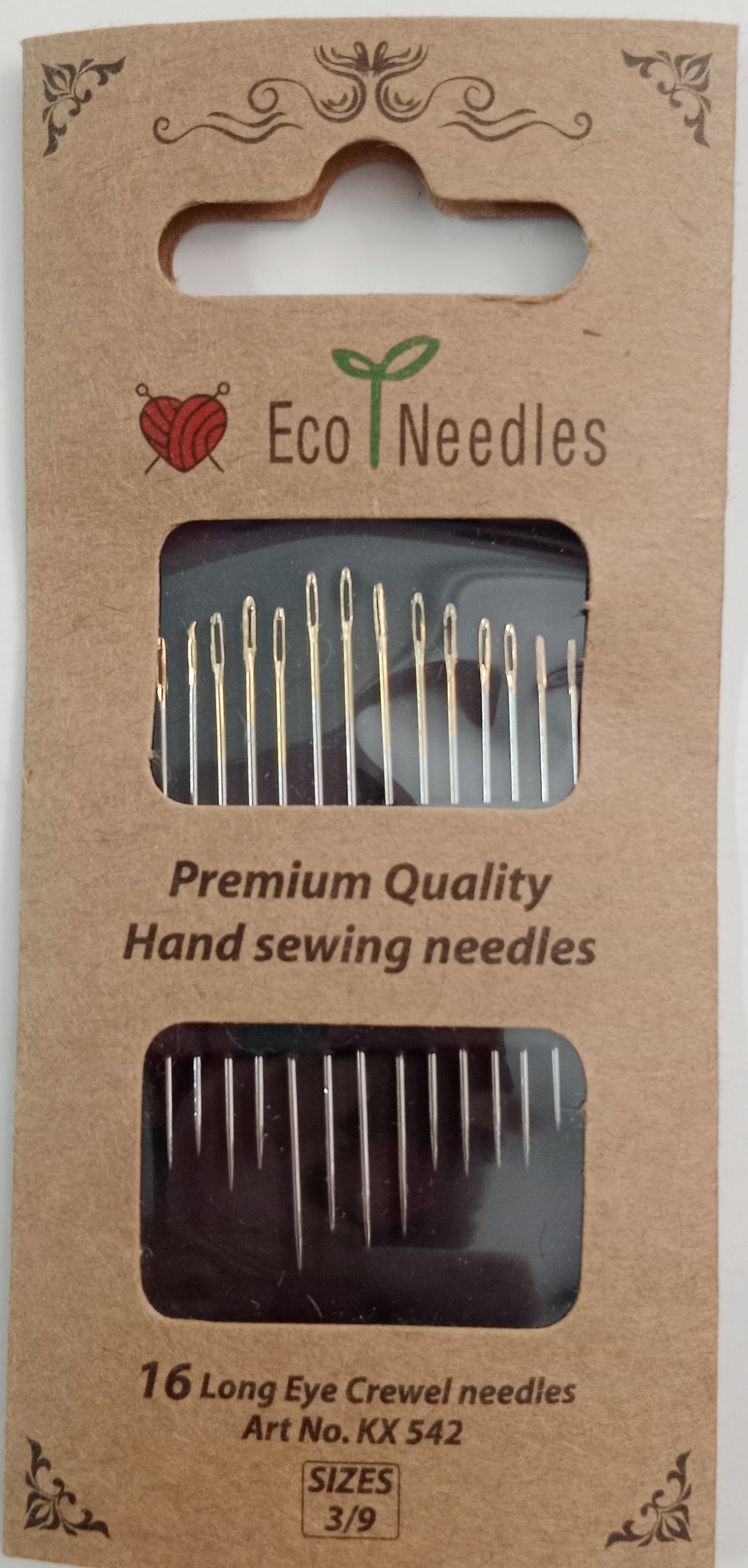 ΒΕΛΌΝΕΣ ΡΑΦΗΣ ΣΤΟ ΧΕΡΙ 3/9 ECO NEEDLES