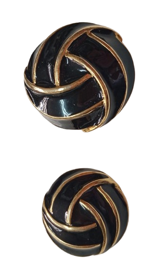 ΚΟΥΜΠΙ VINTAGE ΜΕΤΑΛΛΙΚΟ ΣΕ ΜΑΥΡΟ-ΧΡΥΣΟ ΧΡΩΜΑ