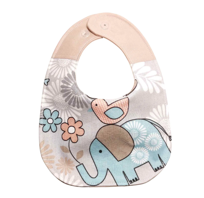 Σαλιάρα με σχέδιο ελεφαντάκι