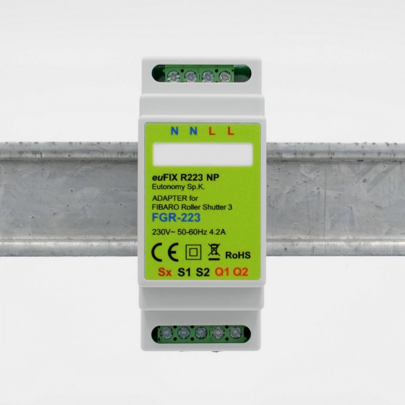 EUTONOMY - Adapter DIN for Fibaro Roller Shutter FGR-223