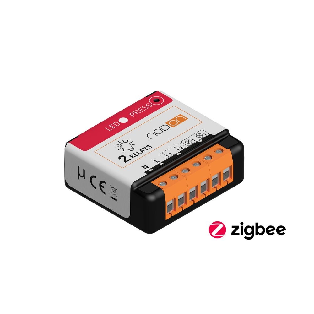 NodOn Zigbee 3.0 2-Channel 2*3A Lighting Relay Switch SIN-4-2-20