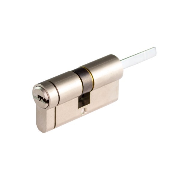 LINCE CPlus cylinder, 40-30, D cam, Nickel finish, 5 keys