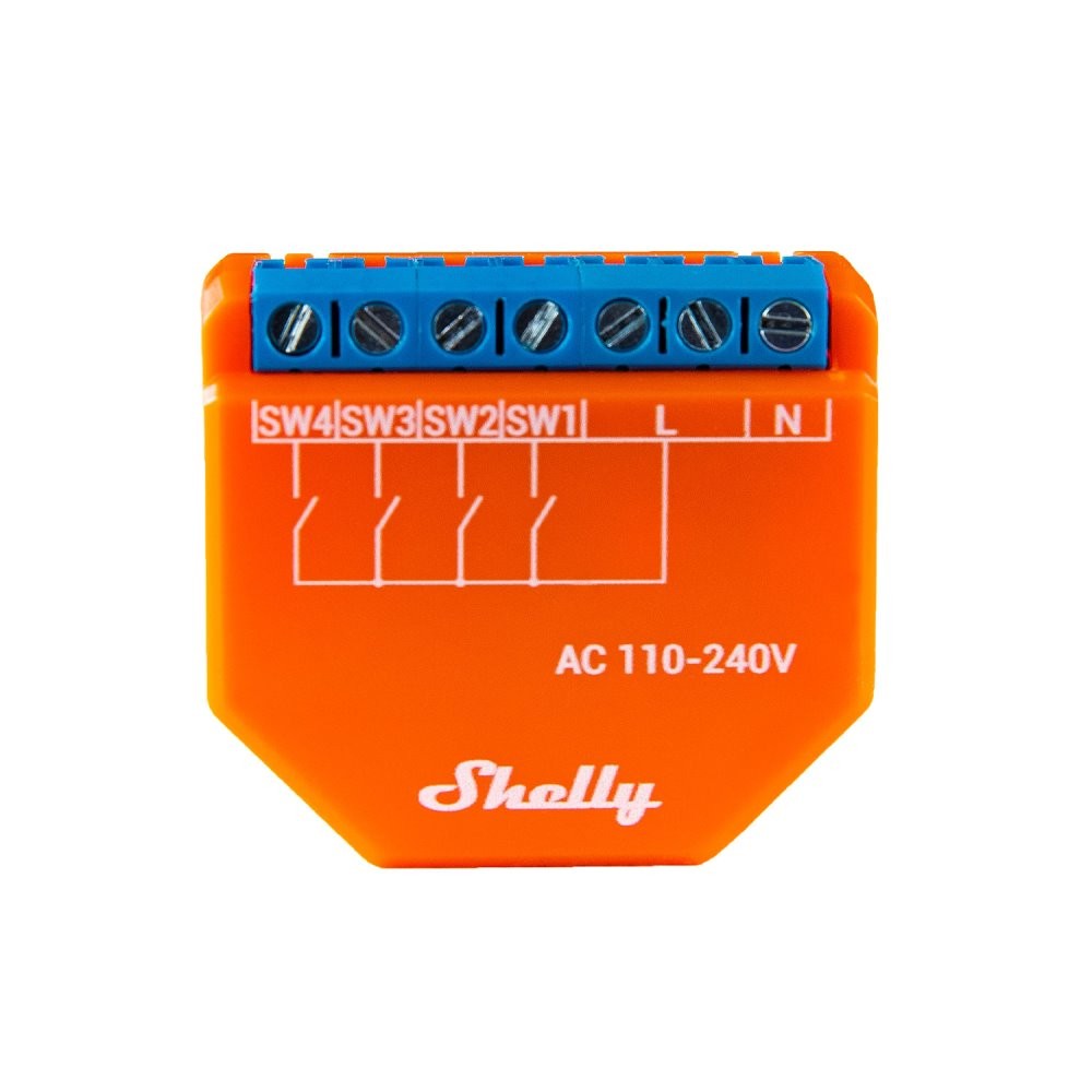 SHELLY - Wi-Fi operated 4 digital inputs controller for enhanced action