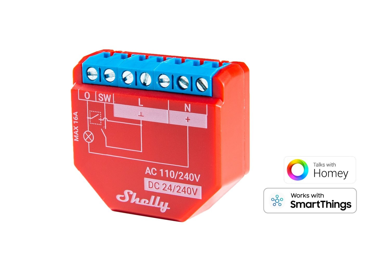 SHELLY - Wi-Fi Smart Relay Switch with energy monitoring Shelly Plus 1PM