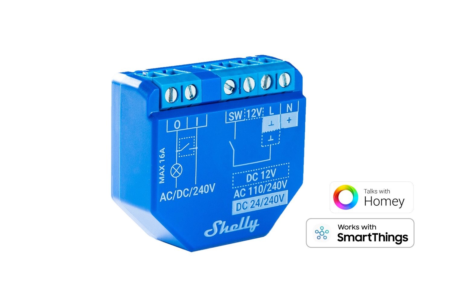 SHELLY Wi-Fi Smart Relay Switch (dry contact) Shelly Plus 1