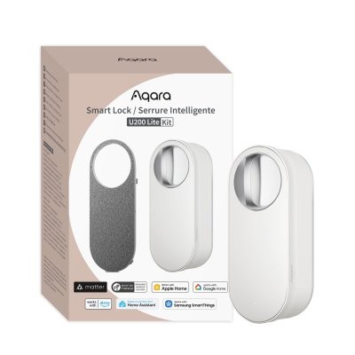 Aqara Smart Lock U200 Lite KIT EU Black (Matter over Thread)