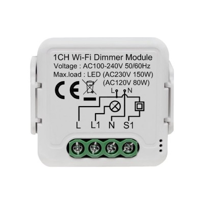Netplus Smart Dimmer Module 1-channel Wi-Fi