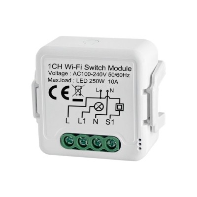 Netplus Smart Relay Switch Module 10A 1-channel Wi-Fi