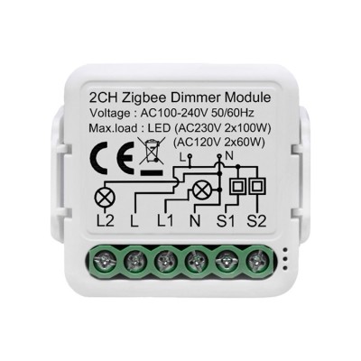 Netplus Smart Dimmer Module 2-channel Zigbee