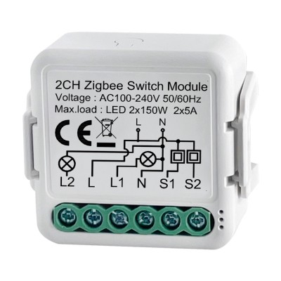 Netplus Smart Relay Switch Module 2-channel Zigbee