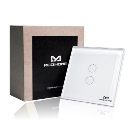 MCO Home Glass Touch Switch GEN5 (2 Buttons)