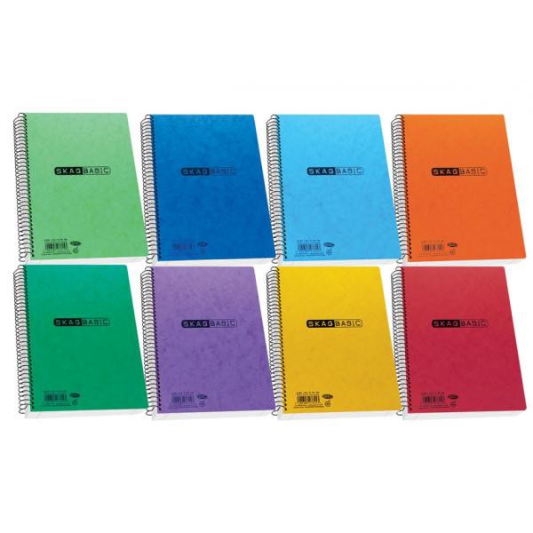 Σχολικά Τετράδια Σπιράλ Skag Basic 2 θεμάτων 17*25