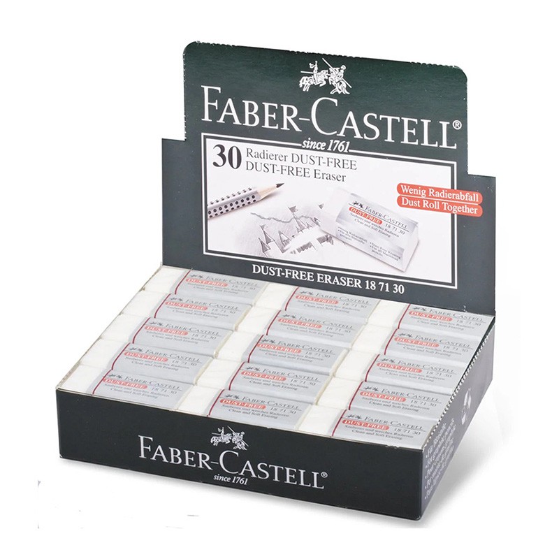 ΓΟΜΑ FABER CASTELL DUST FREE ΜΕΓΑΛΗ ΛΕΥΚΗ