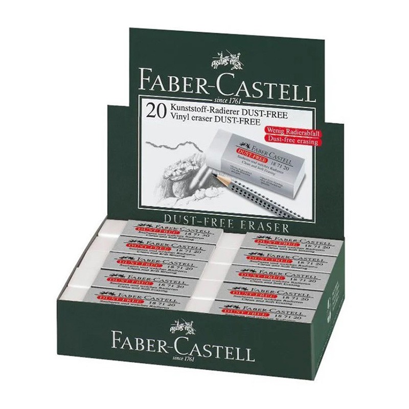 ΓΟΜΑ FABER CASTELL DUST FREE ΜΕΓΑΛΗ ΜΙΚΡΗ