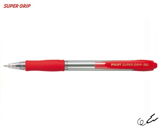 PILOT ΣΤΥΛΟ SUPER GRIP FINE 0.7mm  ΚΟΚΚΙΝΟ