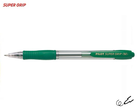 PILOT ΣΤΥΛΟ SUPER GRIP FINE 0.7mm  ΠΡΑΣΙΝΟ