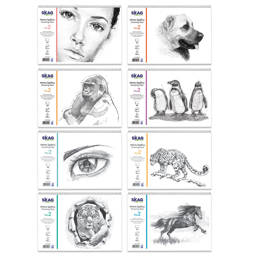 Μπολκ Σχεδίου No 2 A4 140 γραμμαρίων  Skag