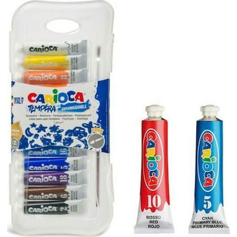 Τέμπερες Carioca 7,5ml 12 τεμαχίων