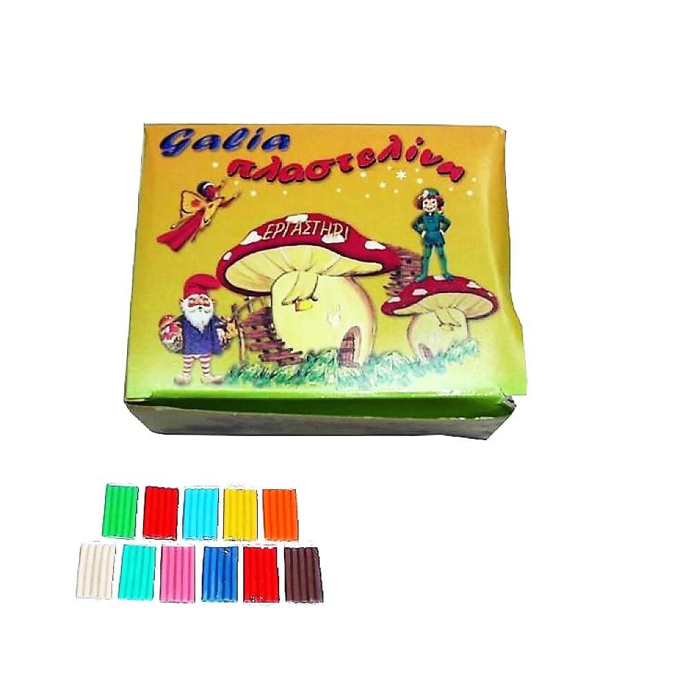 Πλαστελίνη Gallia 11 χρώματα μη τοξική