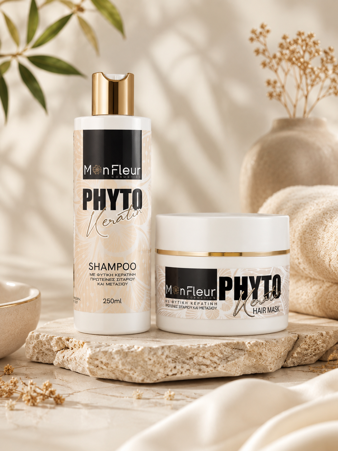 Keratin Repair Duo | Phyto Keratin Shampoo 250ml + Phyto Keratin Mask 250ml