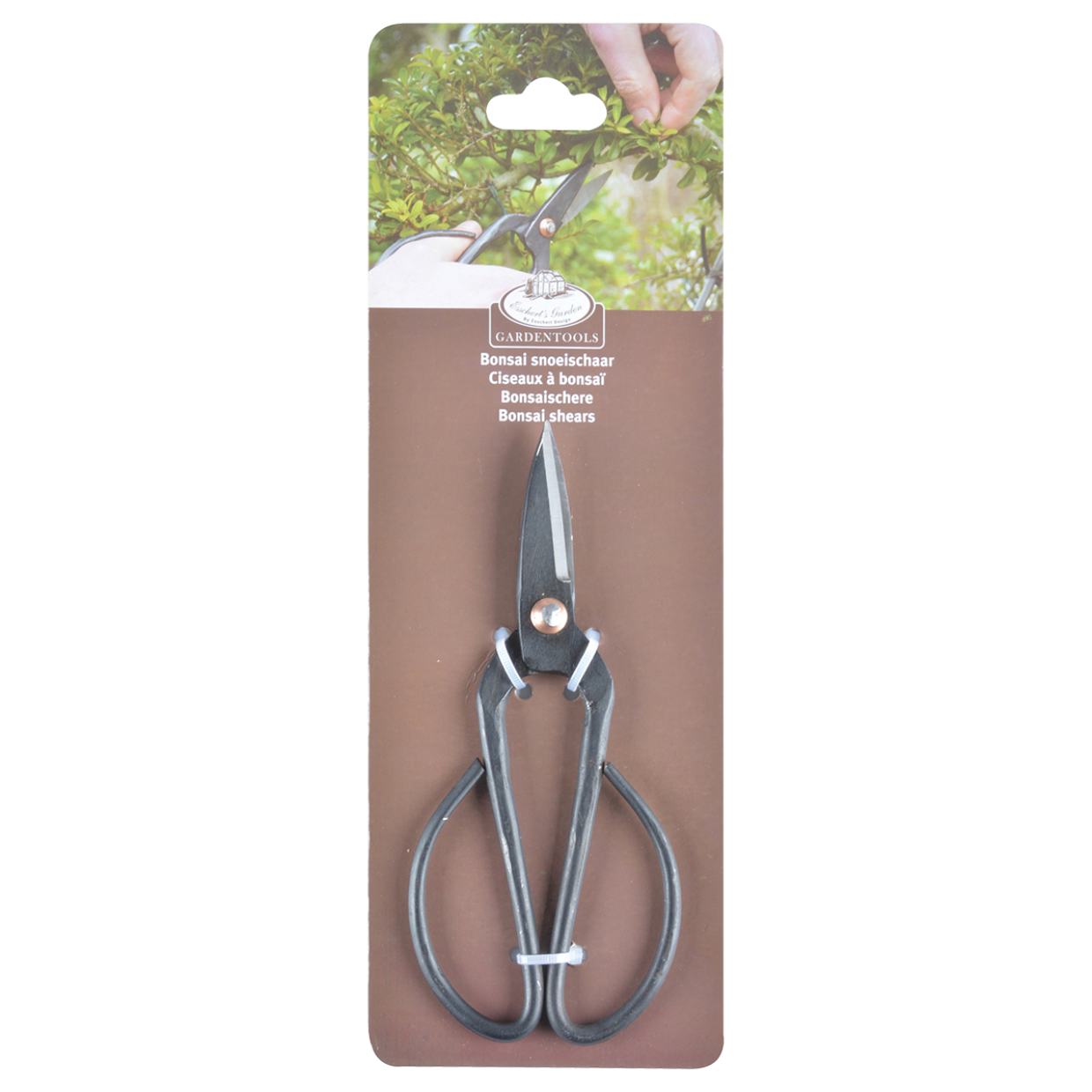 Bonsai Scissors with Metal Handle Black (17 x 10.5 cm)