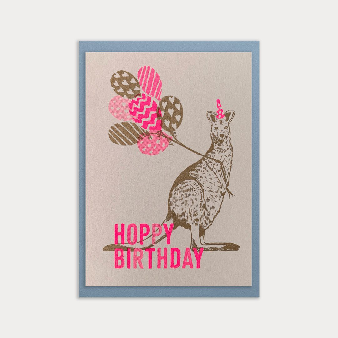 Birthday card / Hoppy Birthday