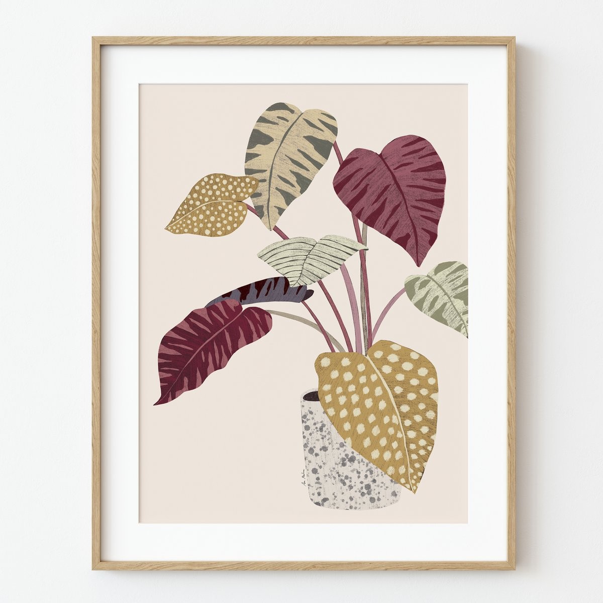 Plants Art Print A4