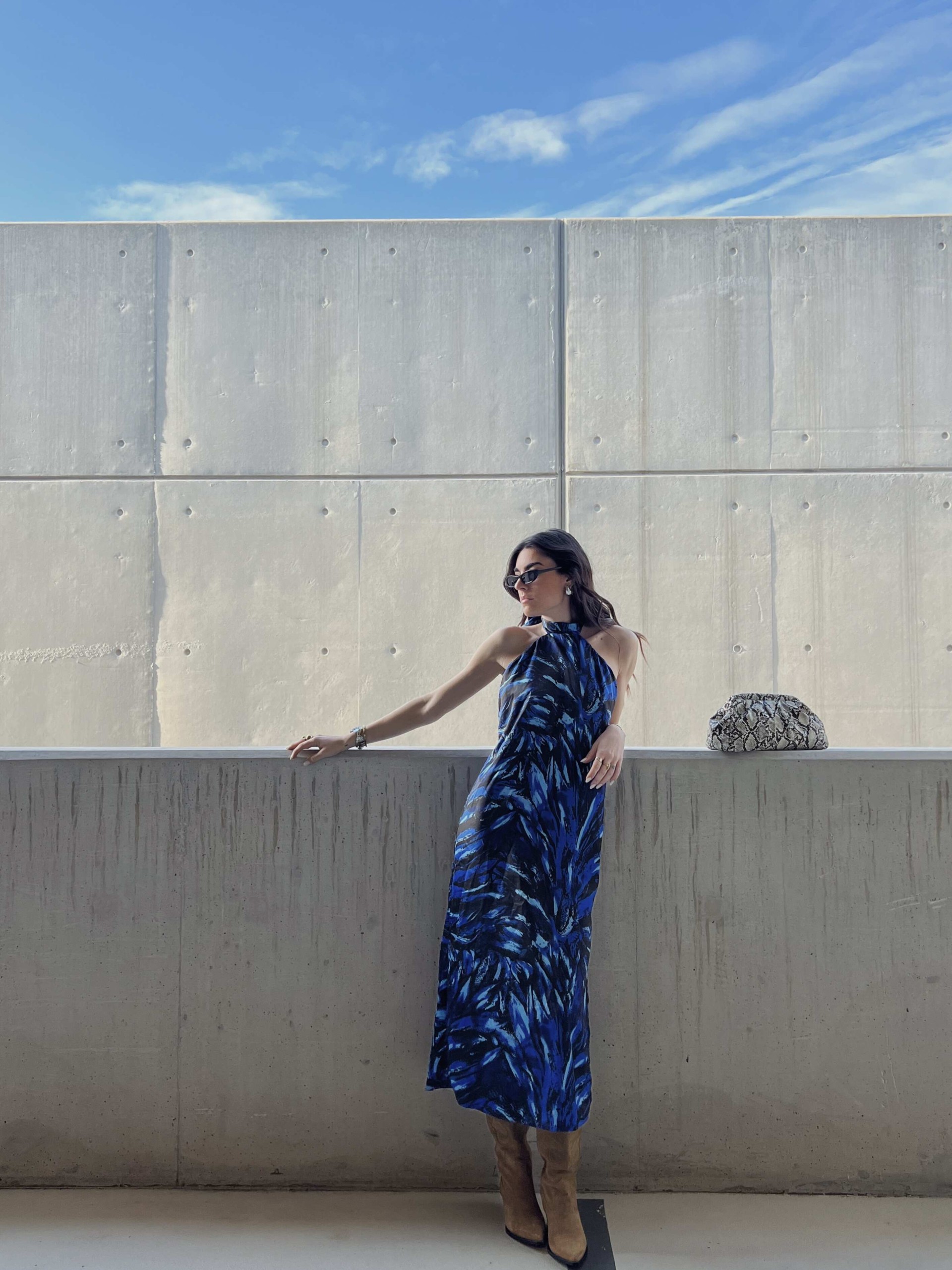 Siren dress blue