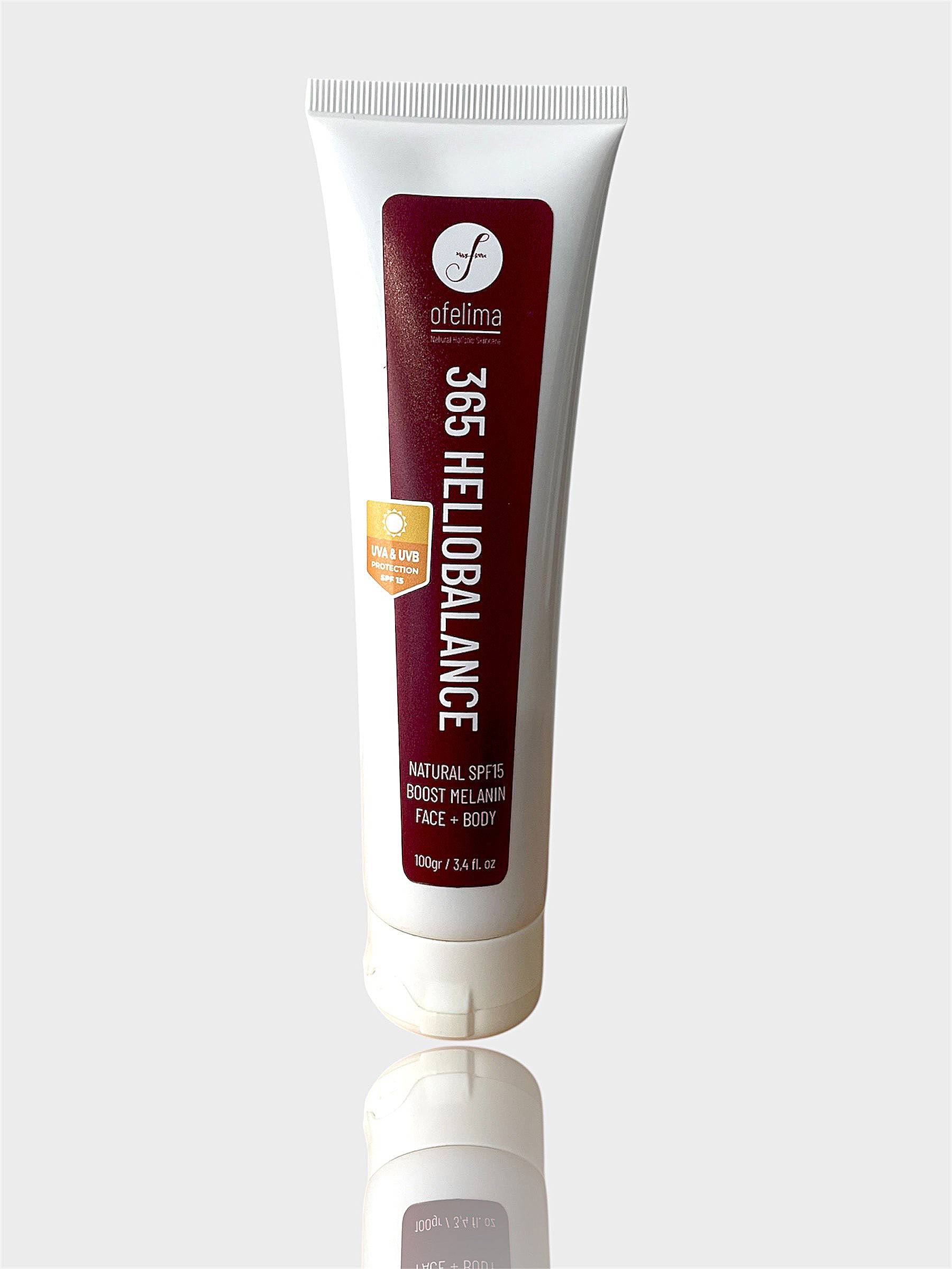 365 HELIOBALANCE SPF15 Κρέμα Ηλιακής Προστασίας Ευρέος Φάσματος με SPF15 & Φυσική Ενίσχυση Μαυρίσματος