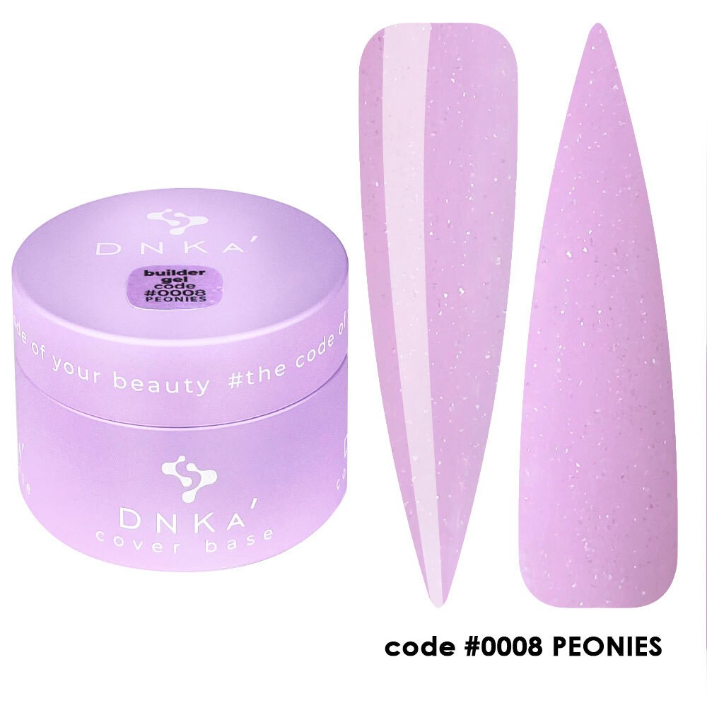 dnka builder gel #0008 Peonies