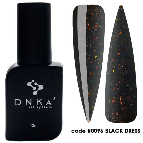 Dnka rubber base #0096 Black Dress