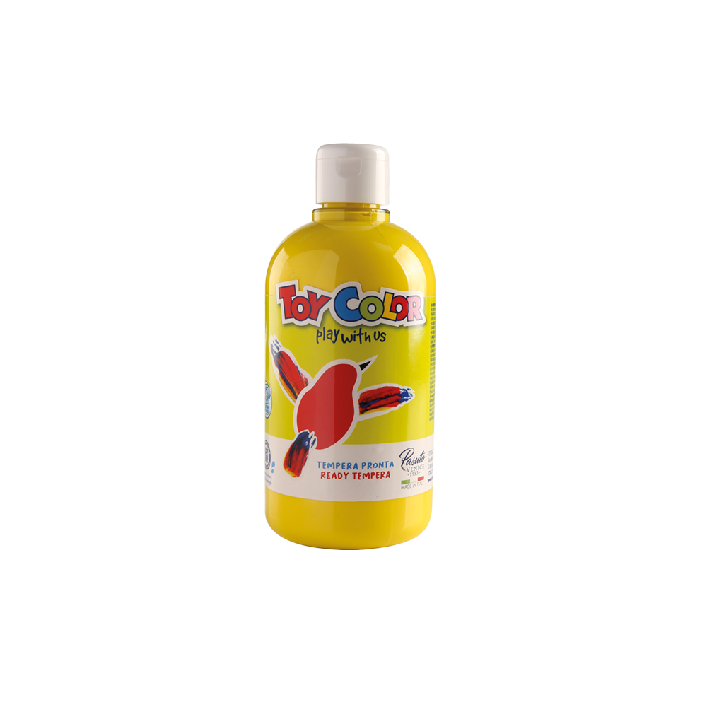 TOY COLOR ΤΕΜΠΕΡΑ 500ml S/WASH. YELLOW