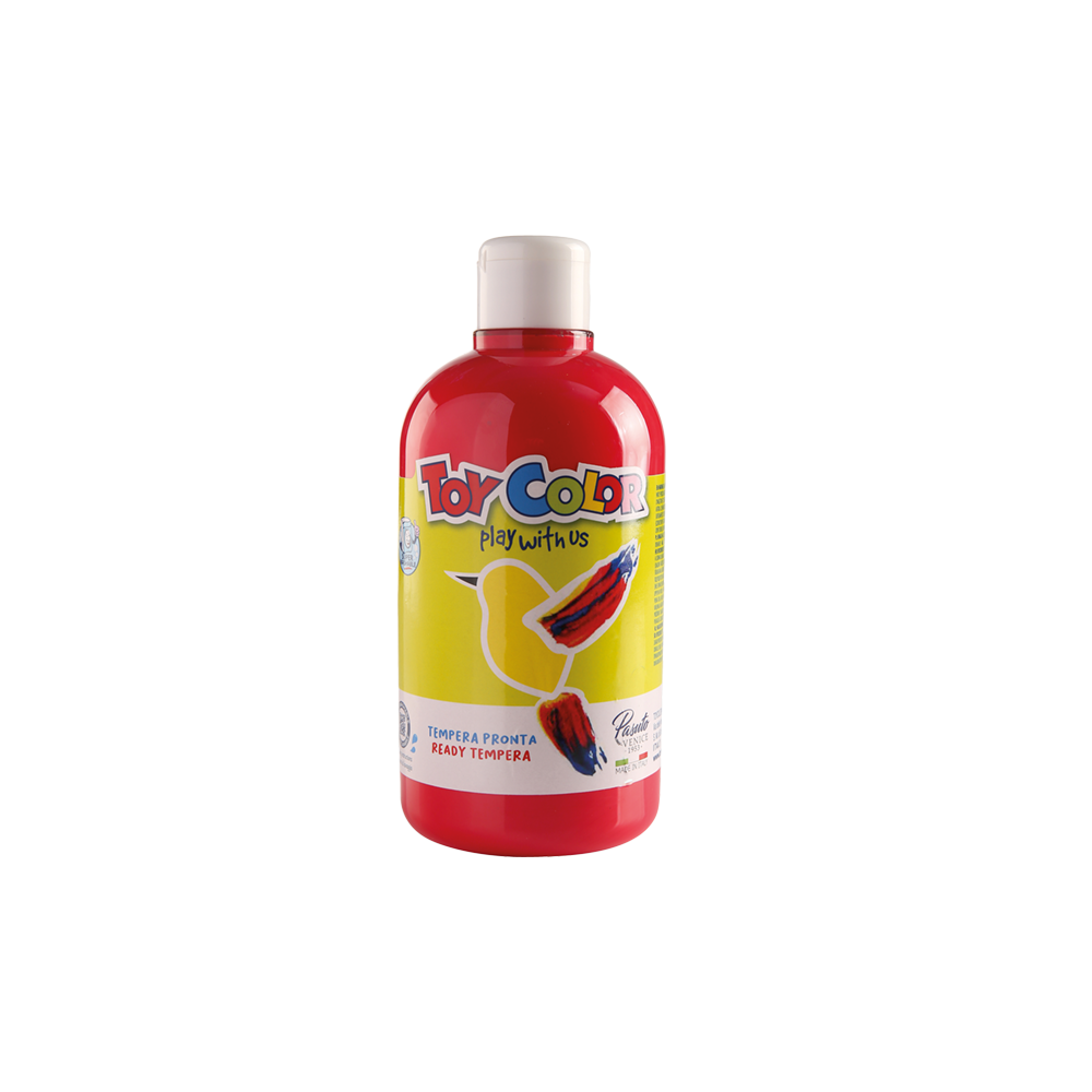 TOY COLOR ΤΕΜΠΕΡΑ 500ml S/WASH. RED